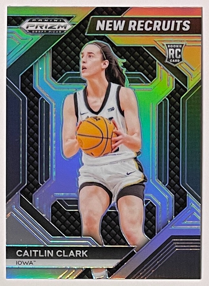 Caitlin Clark 2024 Panini Prizm Draft Picks New Recruits Rookie Card (RC) #14