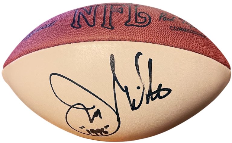 Joe Gibbs Signed Ofc Wilson NFL WP Football w/ 