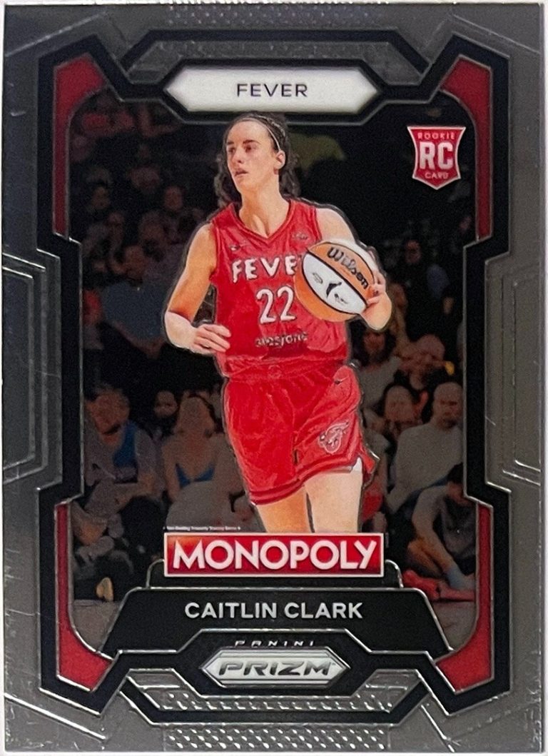 Caitlin Clark 2024 Panini Prizm Monopoly WNBA Rookie RC Card #65- Indiana Fever