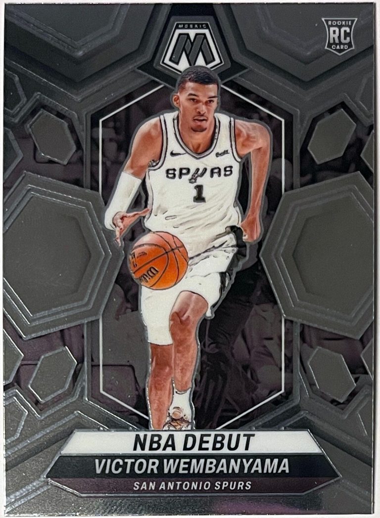 Victor Wembanyama 2023-24 Panini Mosaic NBA Debut Rookie Card (RC) #257