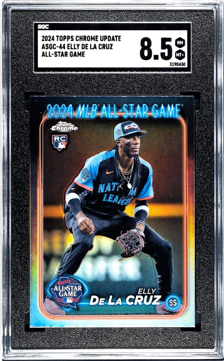 Elly De La Cruz 2024 Topps Chrome Update All-Star Card #ASGC-44- SGC Graded 8.5
