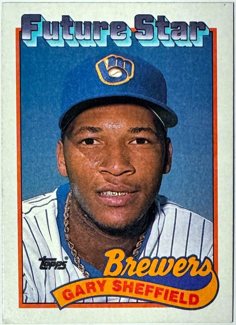 Gary Sheffield 1989 Topps Future Star Rookie Card (RC) #343- Lot of 10 (Brewers)