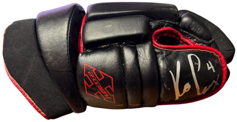 Keith Carney signed NHL Cooper  3D-Flex Left  Game Used/Worn Hockey Glove - COA