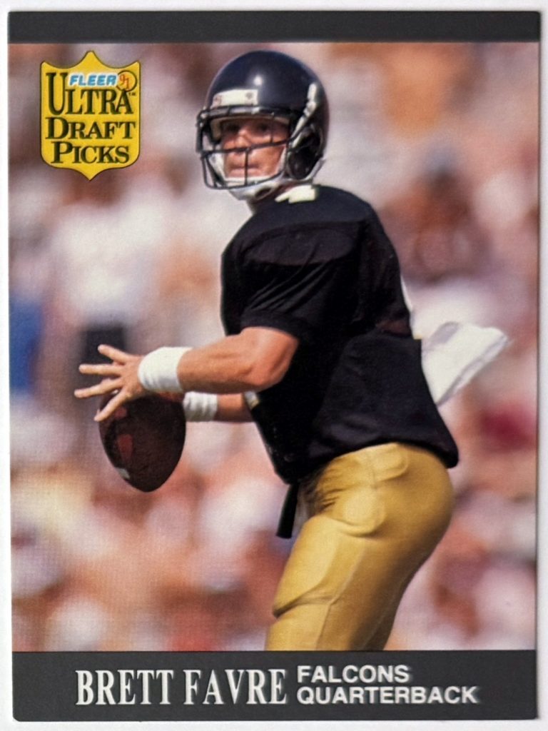Brett Favre 1991 Fleer Ultra Rookie Card (RC) #283 (Atlanta Falcons/Packers/HOF)