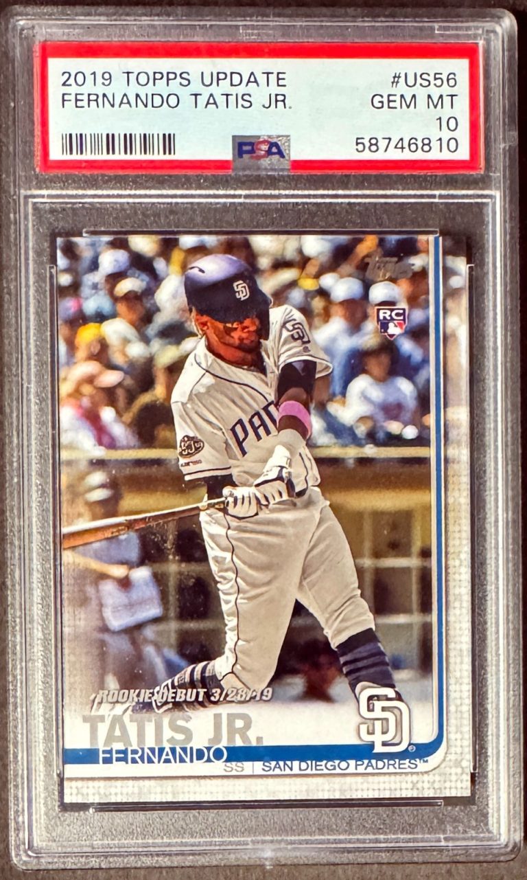 Fernando Tatis, Jr. 2019 Topps Update Rookie Card #US56 - PSA Graded 10 Gem Mint