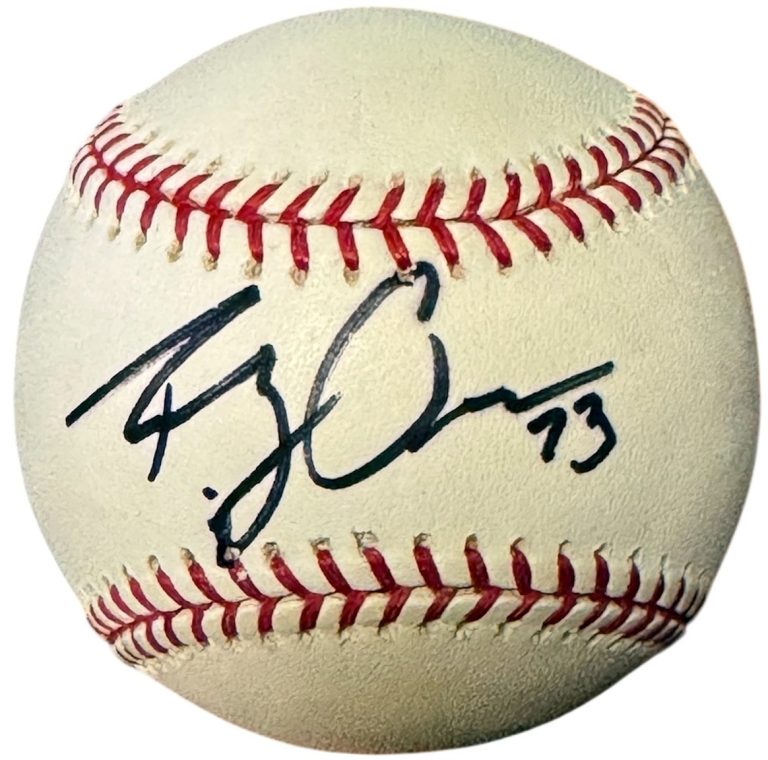 Rudy Owens signed Official Rawling Major League Baseball #73 minor tone- COA