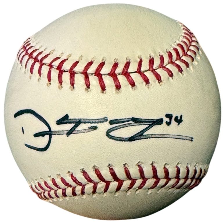 Daniel McCutchen signed Official Rawlings Major League Baseball #34- COA Pirates