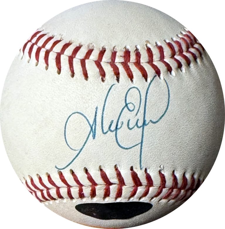 Alex Escobar signed Rawlings Official International League Baseball- Just Minors