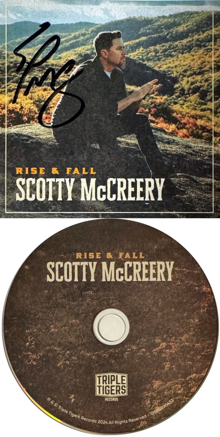 Scotty McCreery signed 2024 Rise & Fall Album Cover Booklet w/ CD & Case - COA