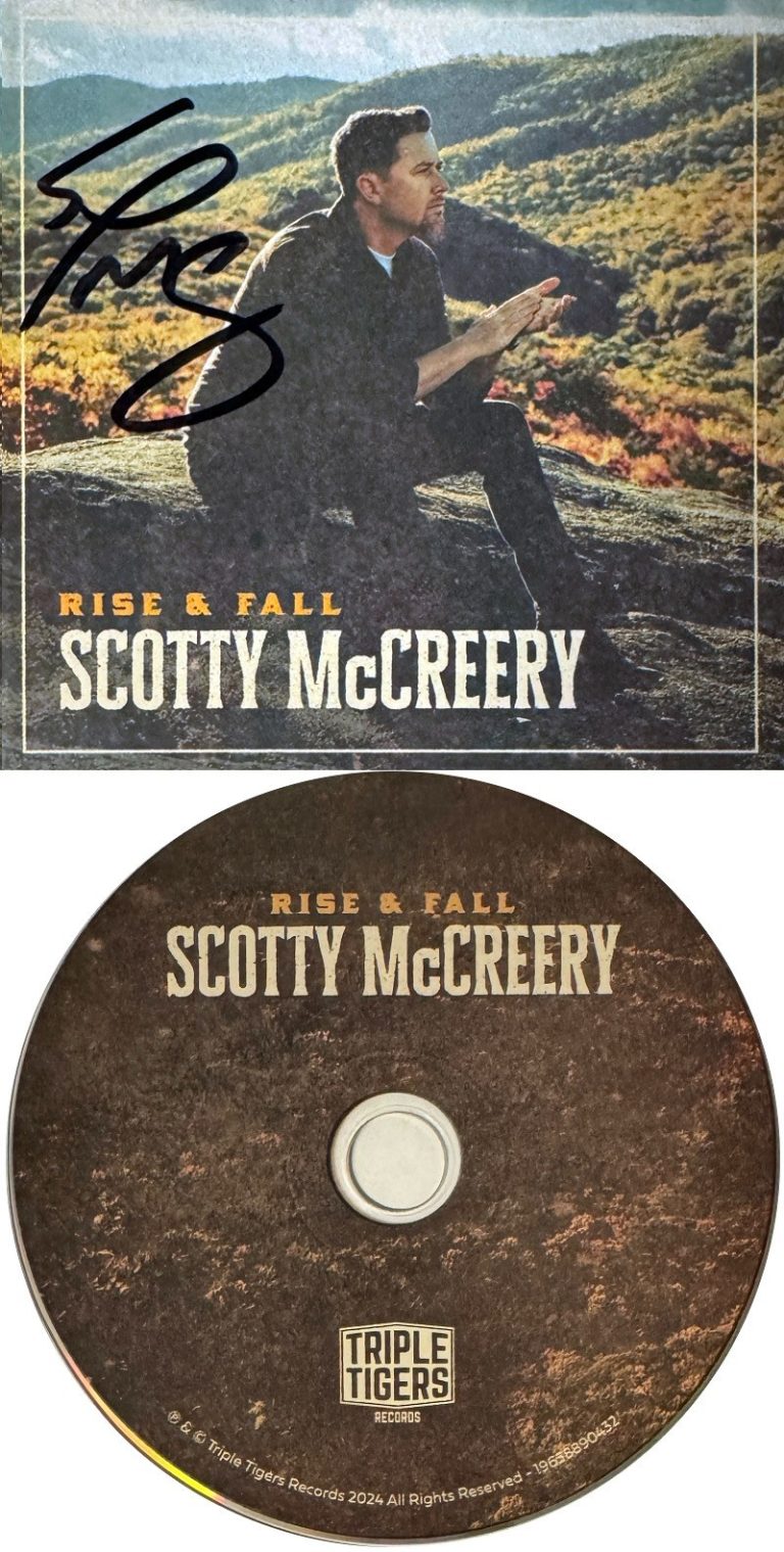 Scotty McCreery signed 2024 Rise & Fall Album Cover Booklet w/ CD & Case - COA