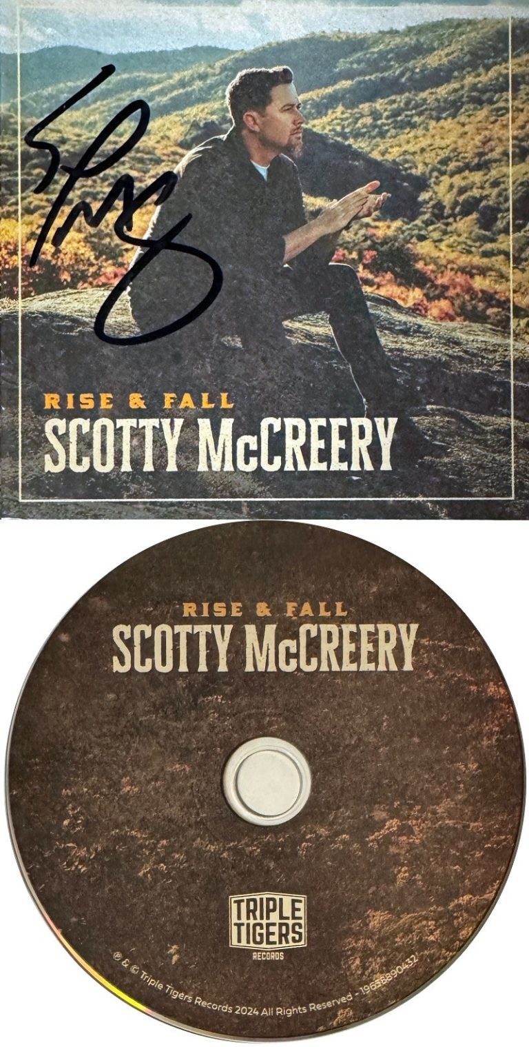 Scotty McCreery signed 2024 Rise & Fall Album Cover Booklet w/ CD & Case - COA
