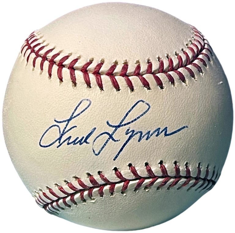 Fred Lynn signed Official Rawlings Major League Baseball - COA (Red Sox/ROY/MVP)