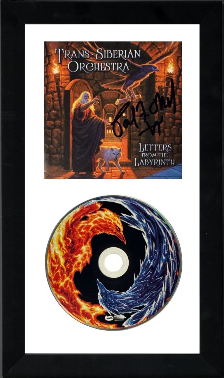 Trans-Siberian Orchestra Paul O'Neill signed  2015 Letters From the Labyrinth CD