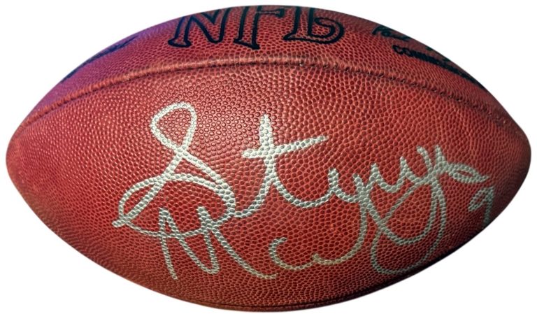 Steve McNair Signed OFC Wilson NFL Game Used/Team Issued/Football - Beckett Rev