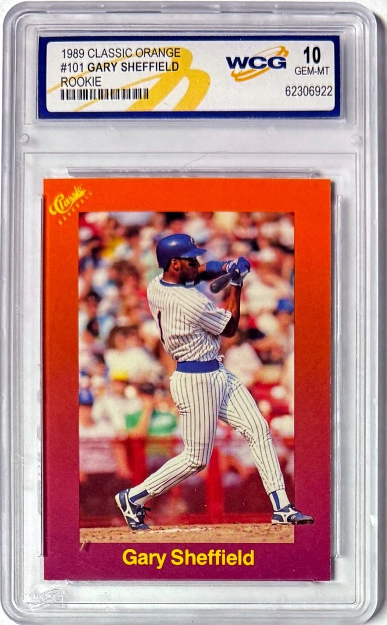 Gary Sheffield 1989 Classic Orange Brewers Rookie Card RC #101-WCG 10 Gem Mint