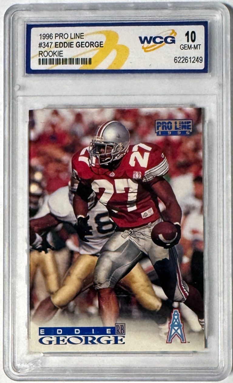 Eddie George 1996 Pro Line Rookie Card #347- WCG Graded 10 Gem Mint (OSU/Oilers)