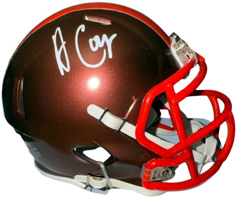 Amari Cooper signed Cleveland Browns Flash Speed Mini Helmet- Fanatics Holo
