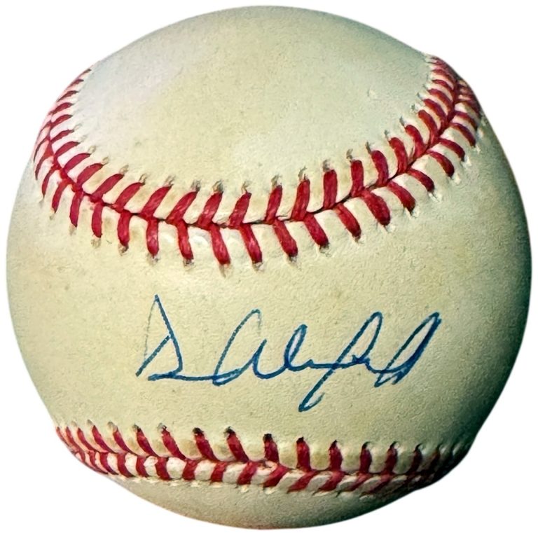 Dave Winfield signed Official Rawlings ROAL American League Baseball toned- COA