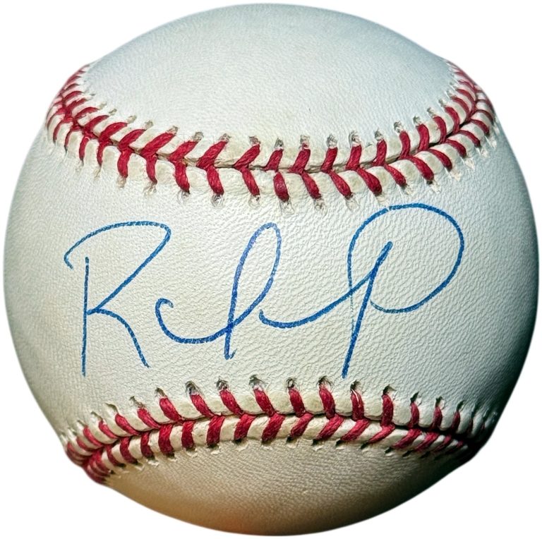 Rafael Furcal signed Rawlings OFC Major League Baseball minor tone-COA (ROY)