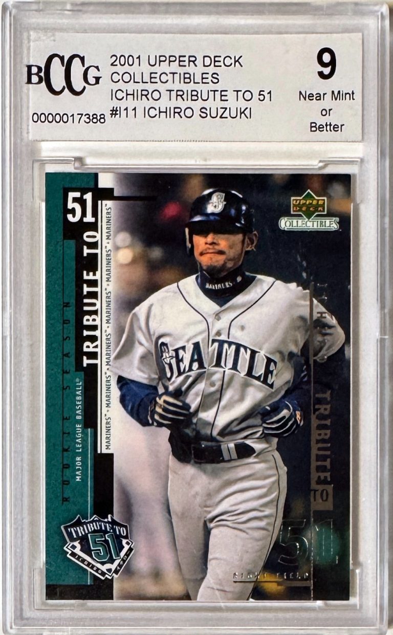 Ichiro Suzuki 2001 Upper Deck Tribute To 51 RC  #I11- BCCG Graded 9 NM or Better