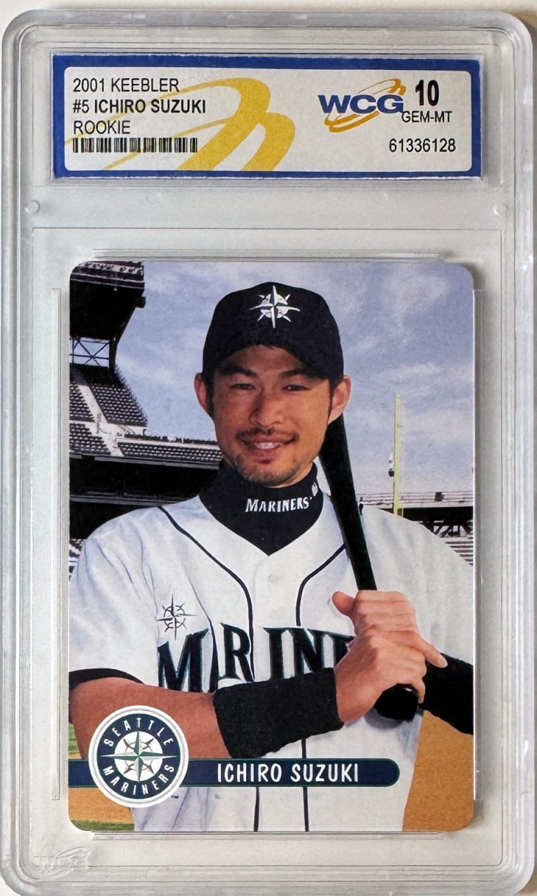 Ichiro Suzuki 2001 Keebler Rookie RC Card #5 – WCG Graded 10 Gem Mint (Mariners)