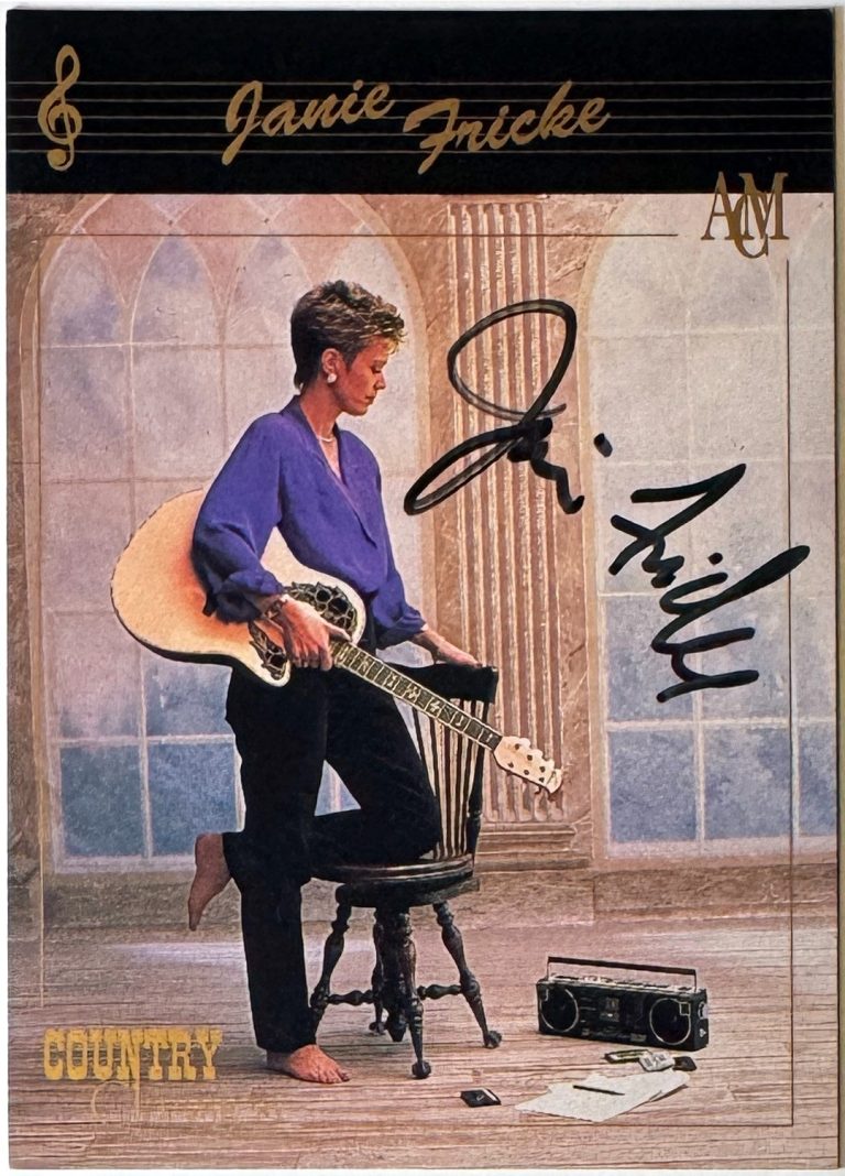 Janie Fricke signed 1992 Country Classics ACM On Card Auto #55-COA Singer/Artist