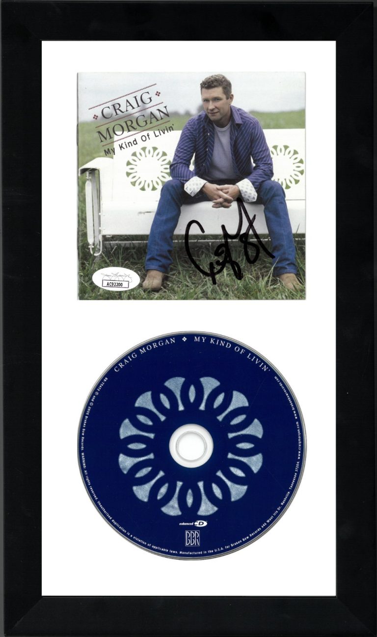 Craig Morgan signed 2005 My Kind of Livin' Album Cover Booklet w/ CD Framed- JSA
