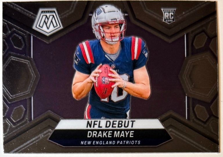 Drake Maye 2024 Panini Mosaic NFL Debut Rookie Card RC #273 New England Patriots