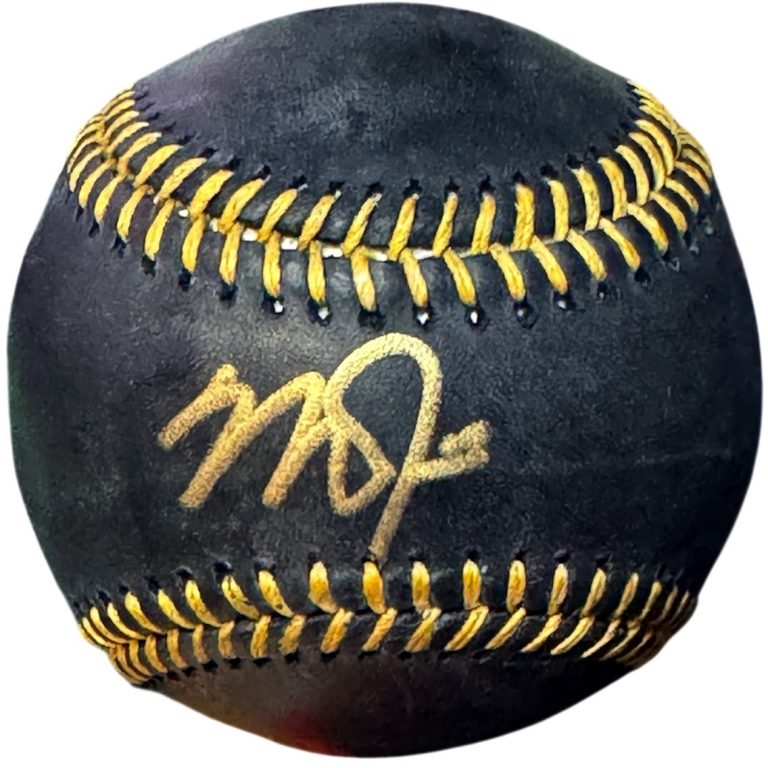 Mike Trout signed Rawlings Black Official Major League Baseball - MLB Hologram