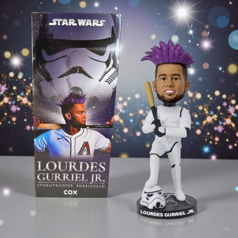 Lourdes Gurriel Jr. 2024 Diamondbacks Star Wars Stormtrooper Bobblehead SGA -NEW