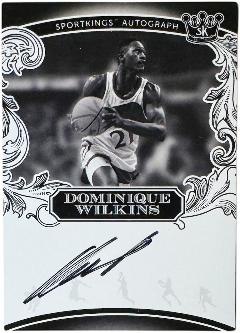 Dominique Wilkins signed 2024 Sport Kings Volume 5 On Card Auto #A125- HOF/Hawks