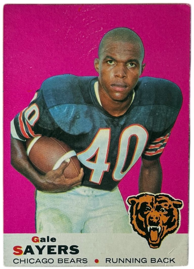 Gale Sayers 1969 Topps Card #51- Surface Wrinkle -  (Chicago Bears)