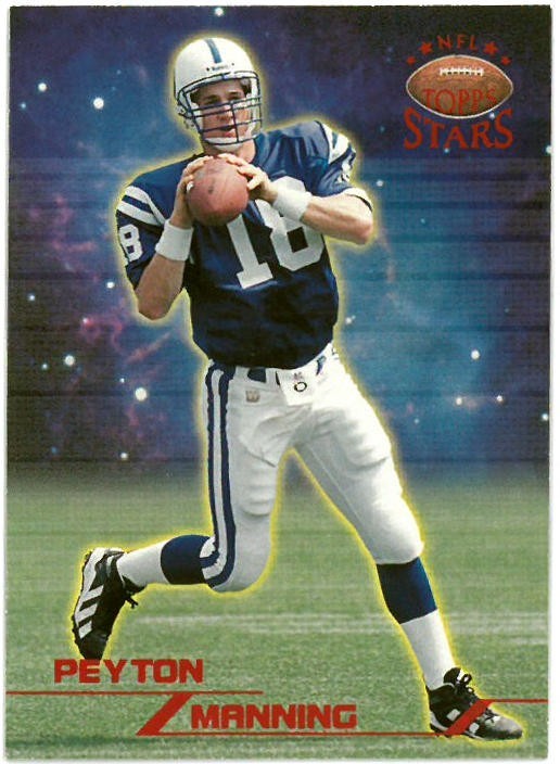 Peyton Manning 1998 Topps Stars Rookie Card (RC) #67- /8799 (Colts)