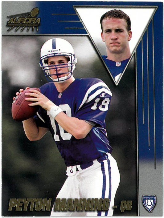 Peyton Manning 1998 Pacific Aurora Rookie Card (RC) #71 - Indianapolis Colts