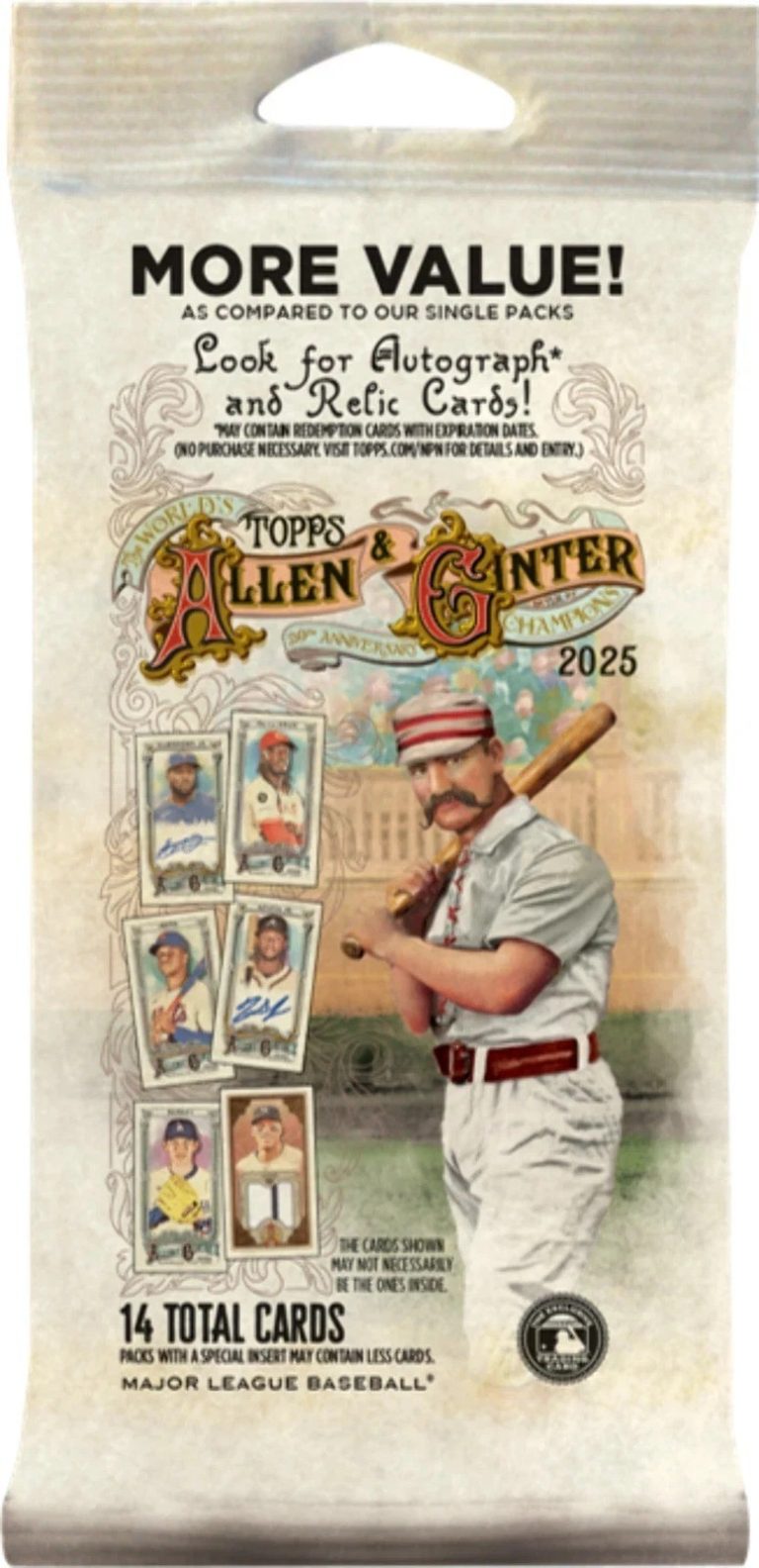 2025 Topps Allen & Ginter Baseball Value FAT Pack (14 Cards- New/Factory Sealed
