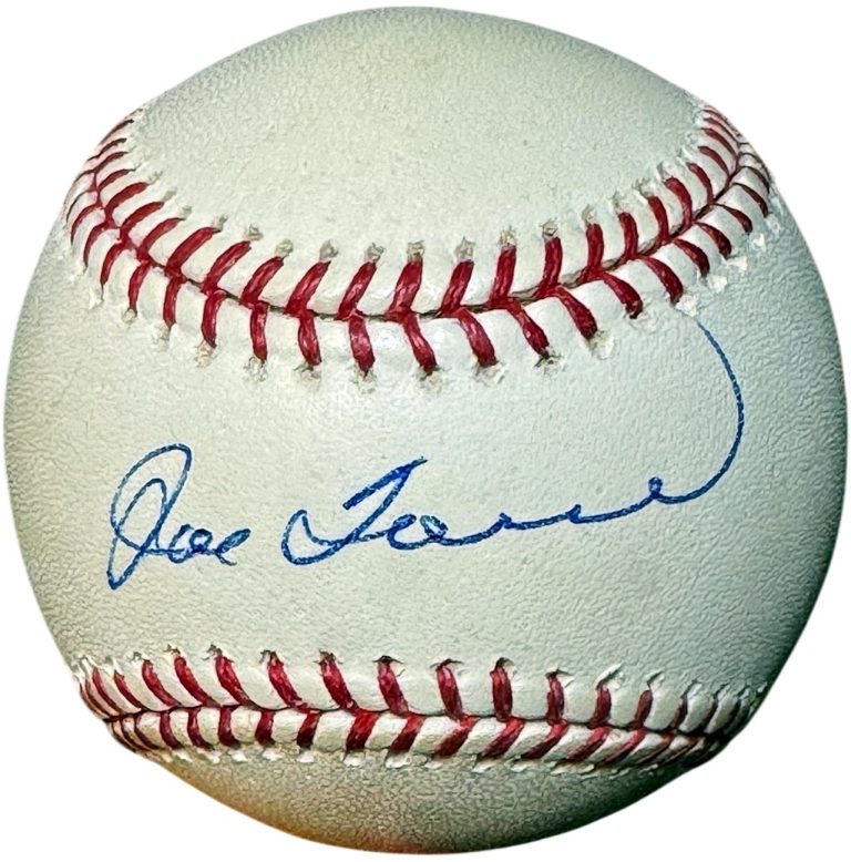 Joe Torre signed Rawlings Official Major League OML Baseball minor tone - COA