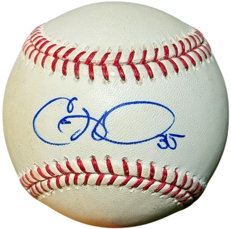 Cole Hamels signed Official Rawlings Major League Baseball #35 minor tone - COA