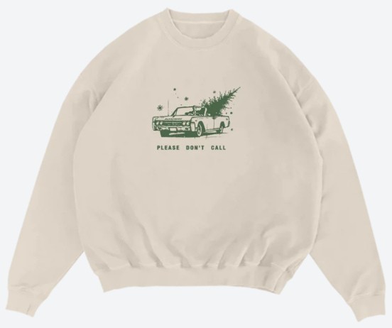 Bleachers , Please Do Not Call! Crewneck Sweatshirt Medium/Sand – Brand New