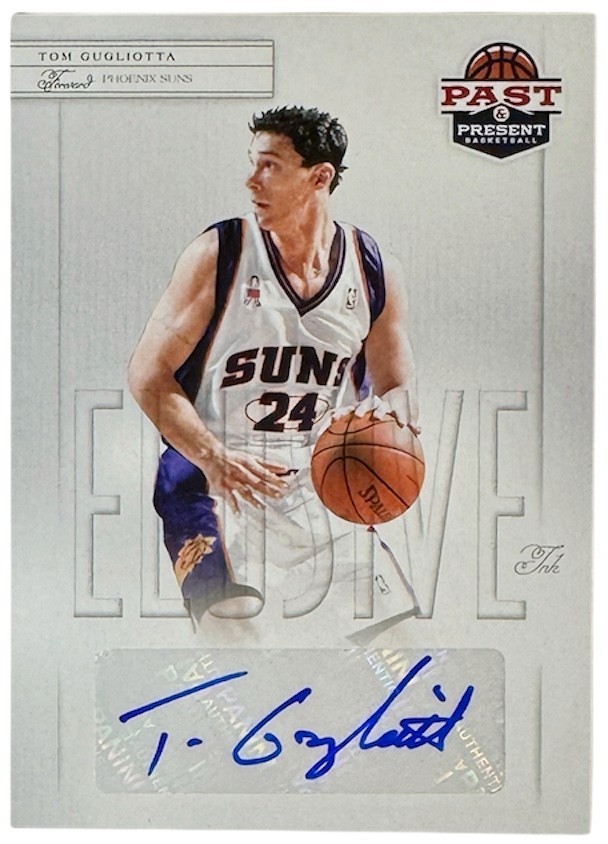 Tom Gugliotta signed 2011-12 Panini Past and Present Elusive Ink Auto Card #TG
