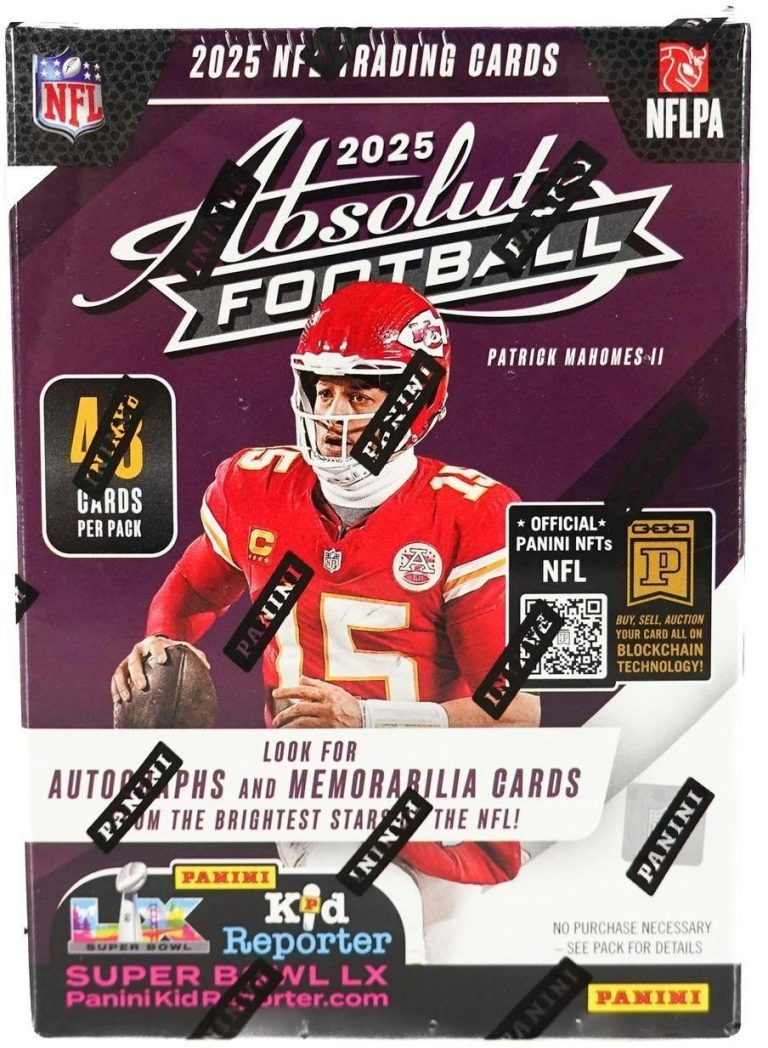 2025 Panini Absolute NFL Football Blaster Box- 6PK/8CPP48CPB- NEW/Factory Sealed