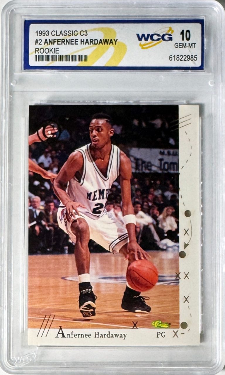 Anfernee Hardaway 1993 Classic C3 Rookie Card #2-WCG Graded 10 Gem Mint Memphis