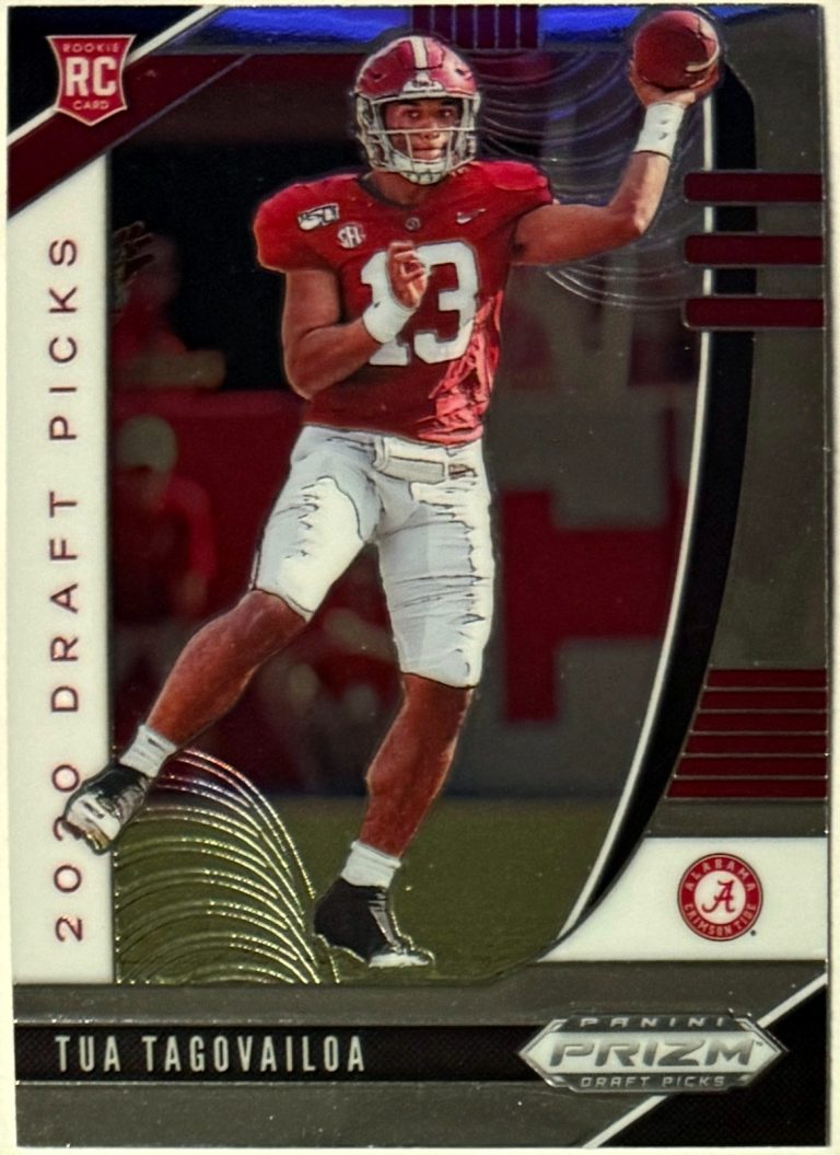 Tua Tagovailoa 2020 Panini Prizm Draft Picks Rookie Card (RC) #101-  (Alabama)