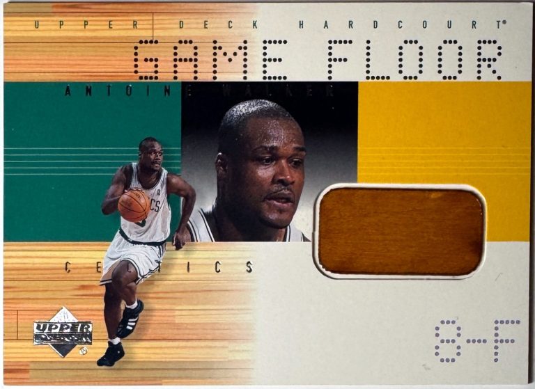 Antoine Walker 2000-01 Upper Deck Hardcourt Game Floor Card #AW-F Boston Celtics
