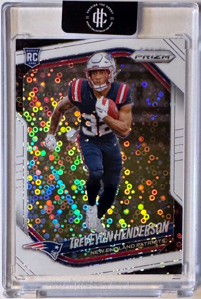 Treveyon Henderson 2025 Prizm White Disco Rookie Card (RC) #343 (Patriots)