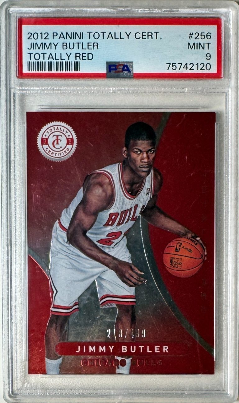 Jimmy Butler 2012-13 Panini Totally Red Rookie Card #256 /499- PSA Graded 9 Mint