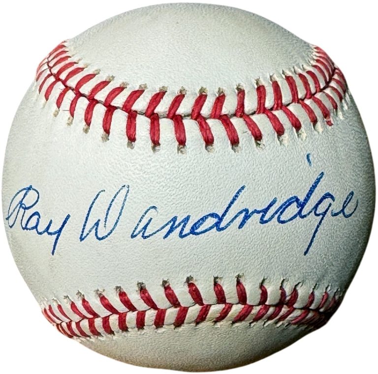 Ray Dandridge signed ROAL Rawlings Official American League Baseball  -  COA