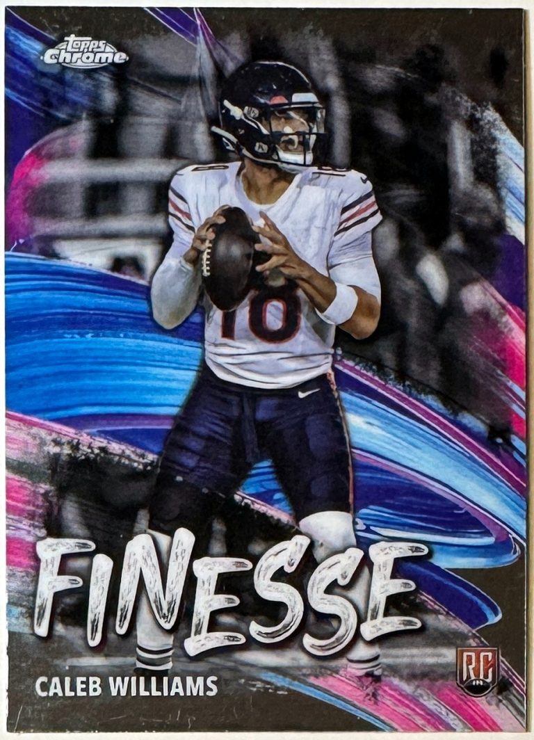 Caleb Williams 2024 Topps Chrome Finesse Rookie Card (RC) #F-1  (Chicago Bears)