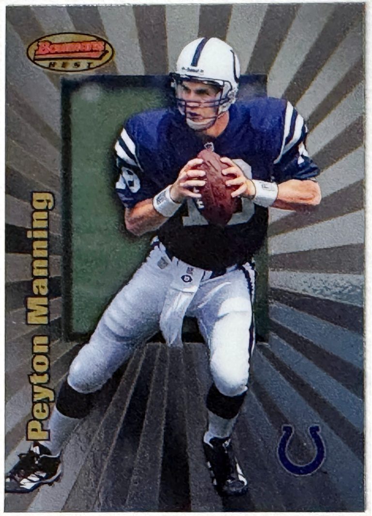 Peyton Manning 1998 Bowman's Best Rookie Card (RC) #112 (Indianapolis Colts/HOF)