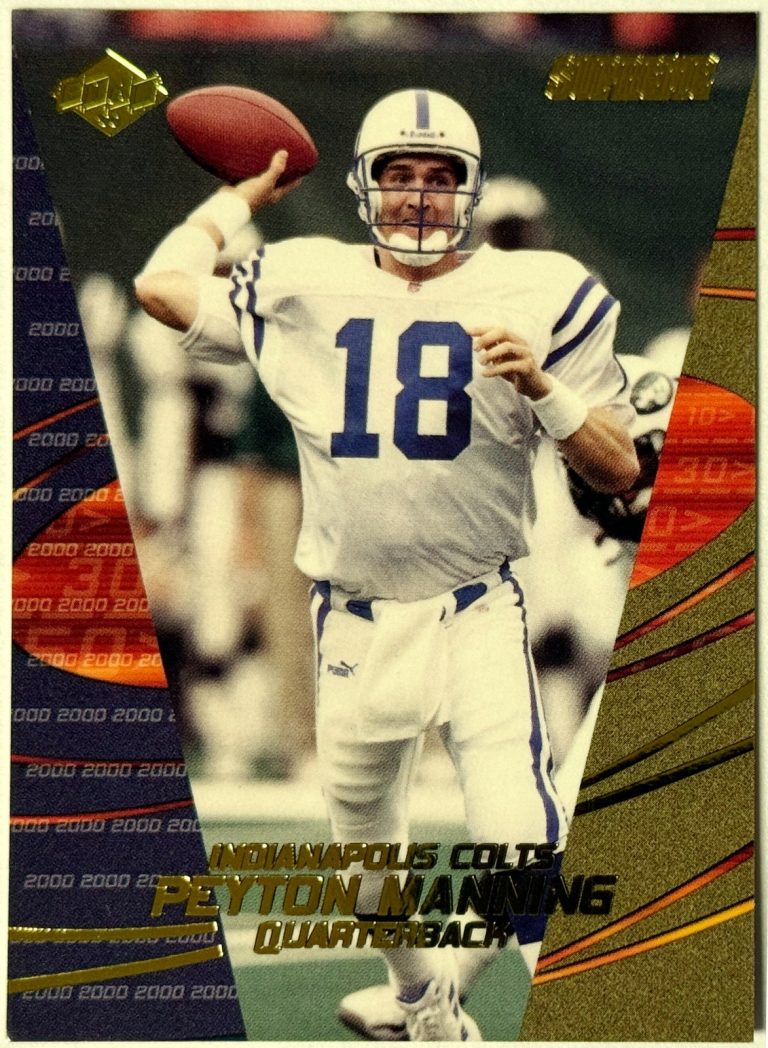 Peyton Manning 2000 Collector's Edge Supreme Preview Card #PM Indianapolis Colts