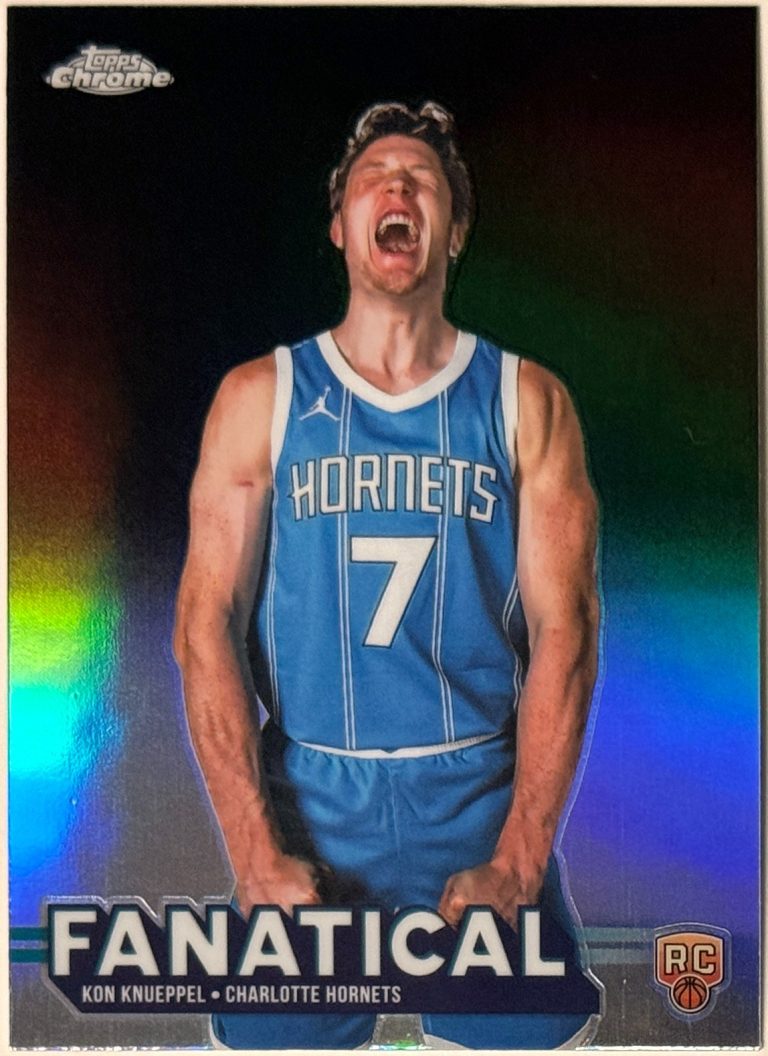 Kon Knueppel 2025-26 Topps Chrome Fanatical Rookie Insert Card #FAN-24 -Hornets